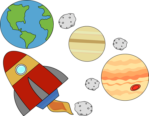 clip art outer space black and white - photo #19