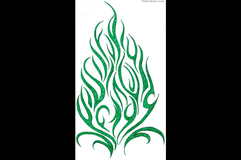 On Deviantart Free Download Tattoo 17154 Flame Tribal Design Picture #