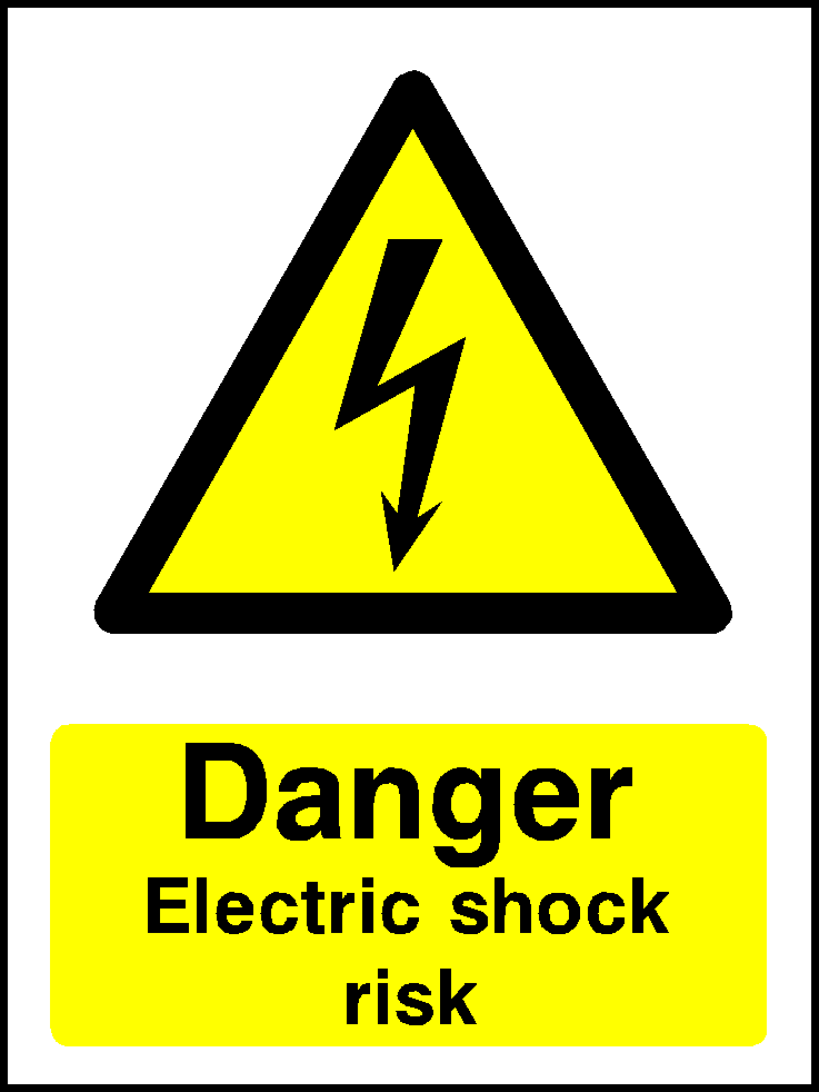 Warning Electrical Hazard