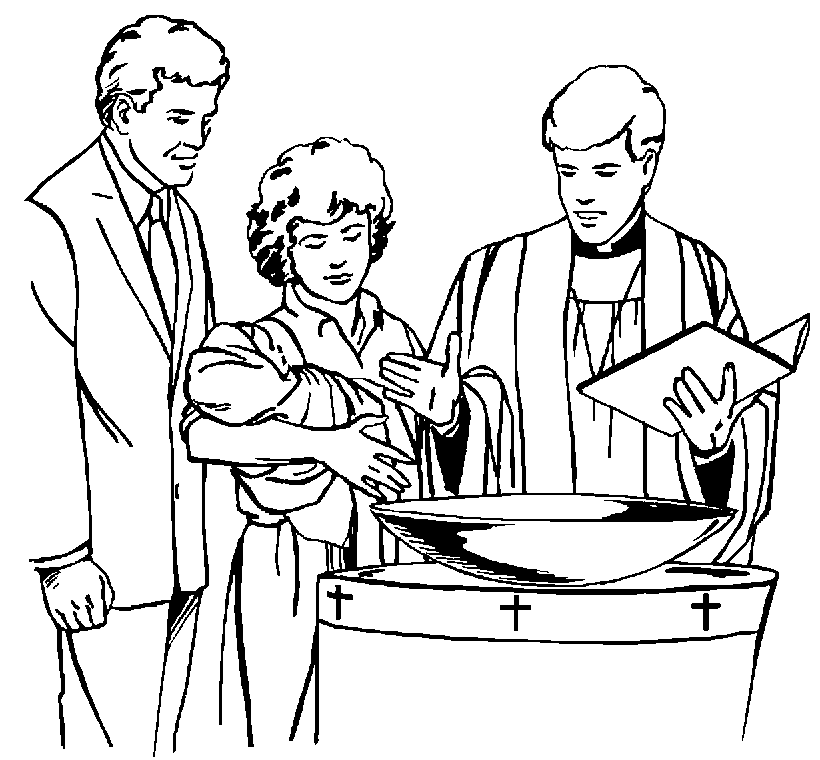 Catholic Cross Baptism Clip Art