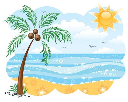 Kids At The Beach Clipart Black And White | Clipart Panda - Free ...