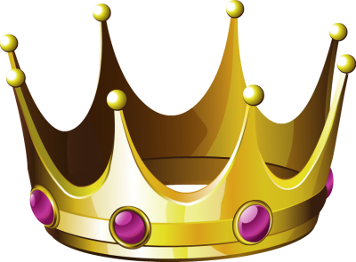 Gold Royal Crown with Purple Jewels - Free Clip Arts Online ...