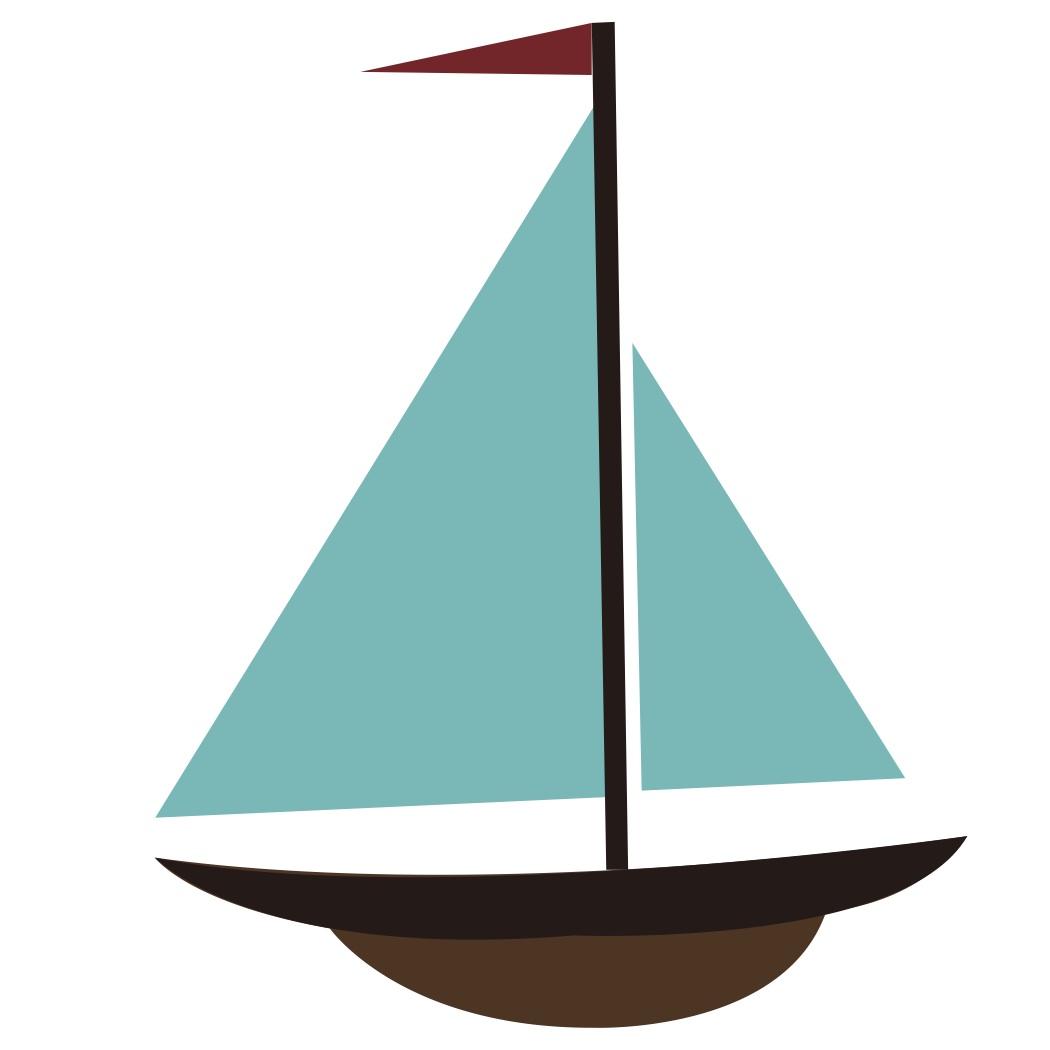Images For > Simple Sailboat Clipart
