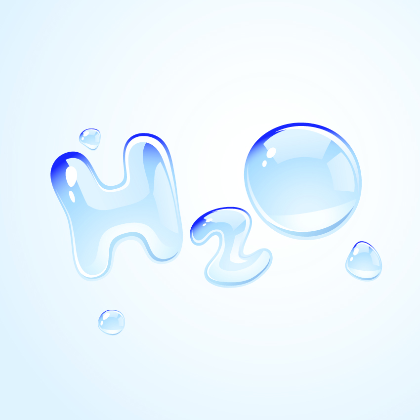 H2o shape of water droplets vector Free Vector - ClipArt Best ...