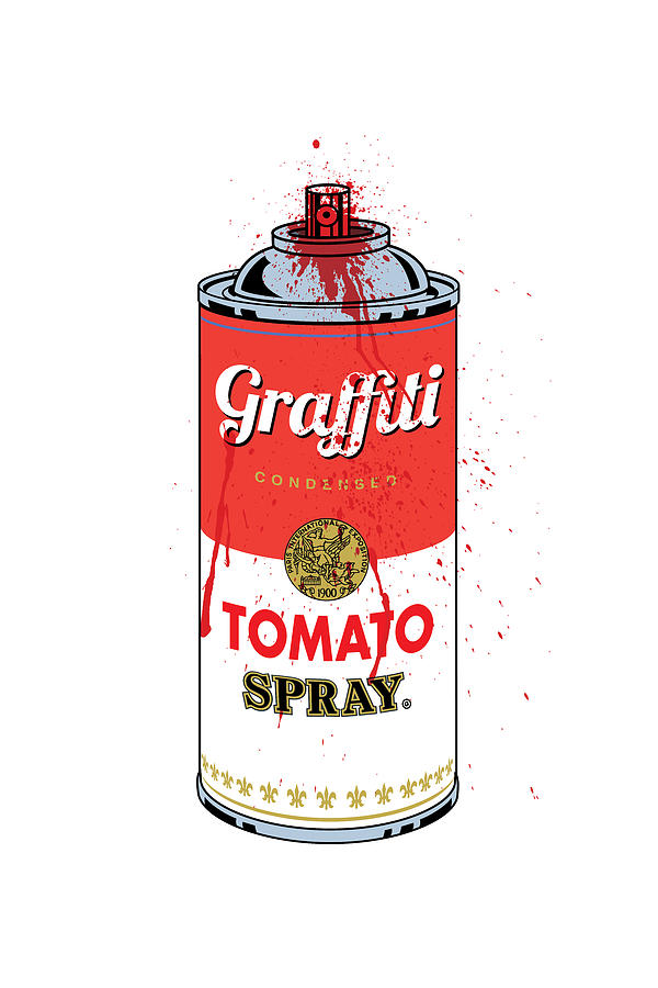 Tomato Spray Can by Gary Grayson - Tomato Spray Can Digital Art ...