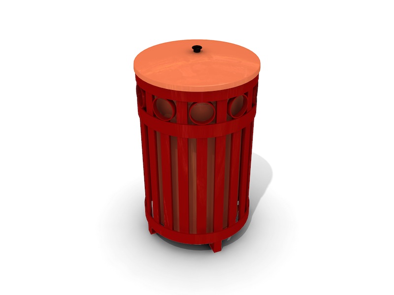 Montagna 118 super strong outdoor trash cans urban design 33Litres