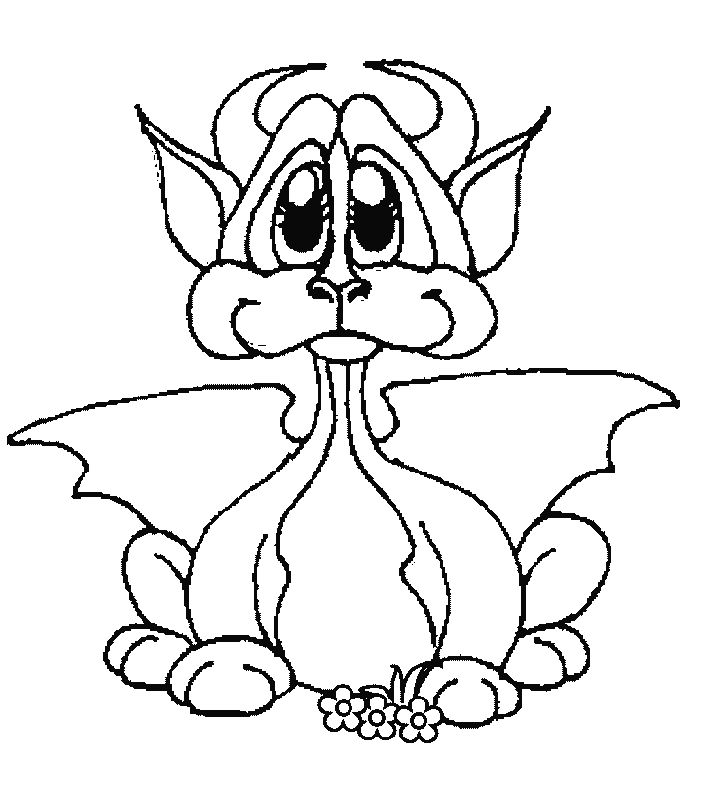 printable coloring pages dragons