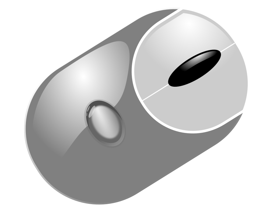 Computer Mouse small clipart 300pixel size, free design
