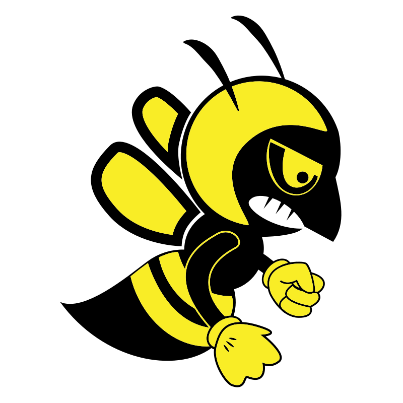 Clipart - Fighting Bee