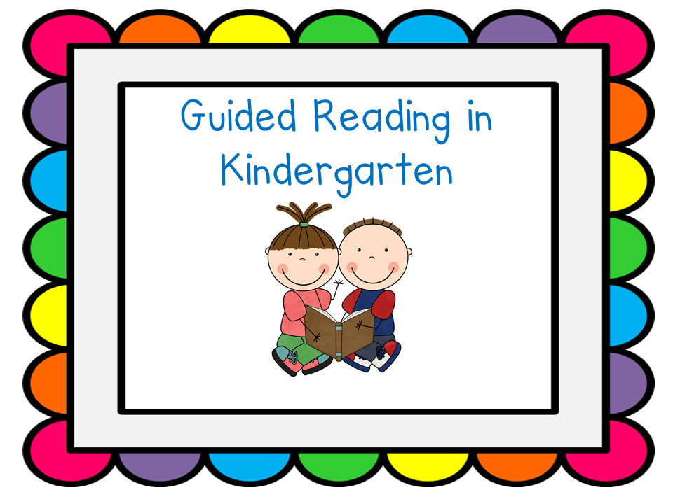 A Teacher's Touch: Guided Reading in Kindergarten Continued....