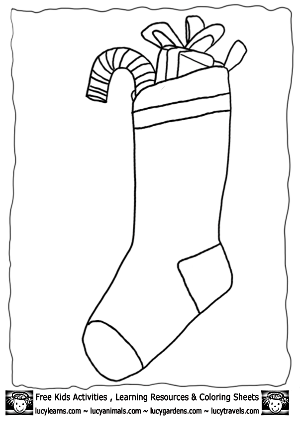 Christmas Stocking Drawings - Cliparts.co