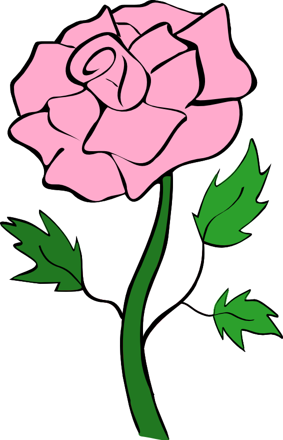 Pink Rose Clip Art - Noelle Nichols' Blog