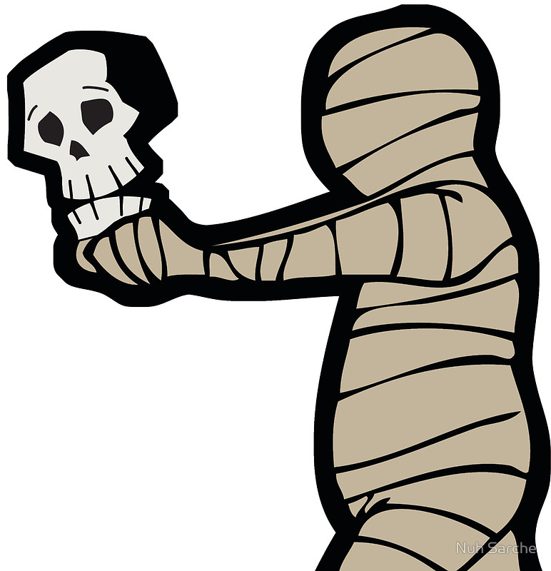 The mummy..." Stickers by Nuh Sarche | Redbubble