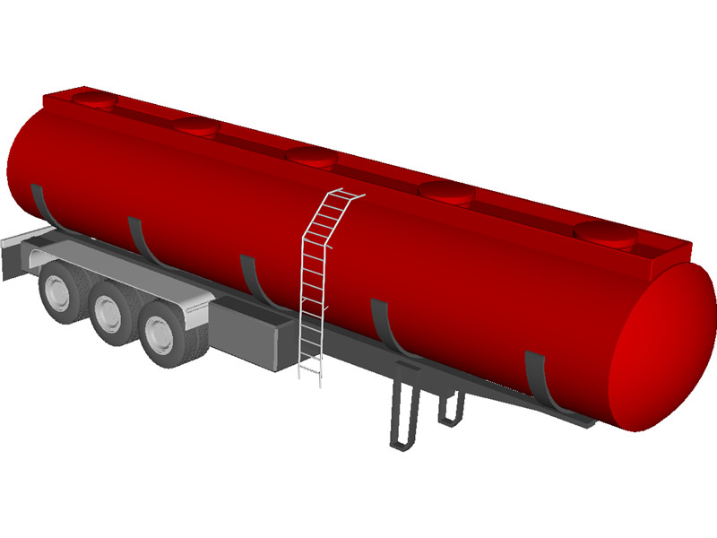Tank Trailer 3D Model Download | 3D CAD Browser