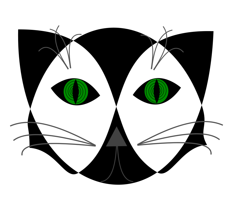 Hypno Cat Clipart, vector clip art online, royalty free design ...