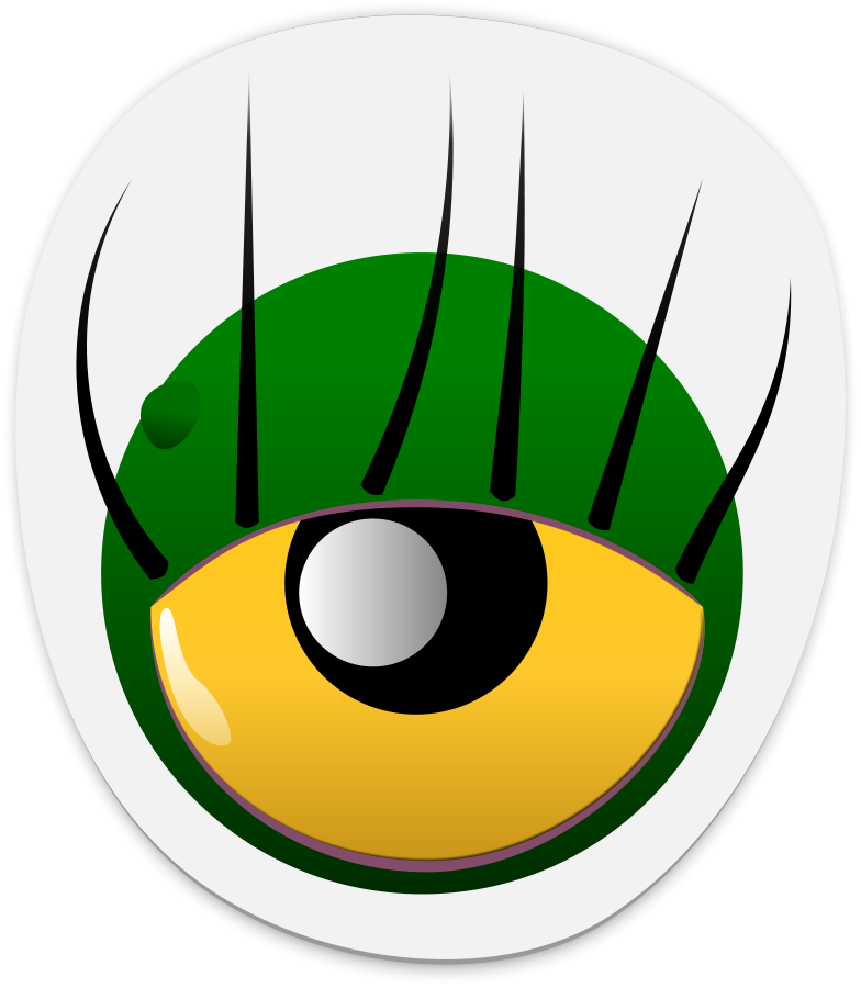 Monster eye sticker 2 SVG Vector file, vector clip art svg file ...