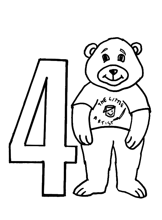 Picture Of The Number 4