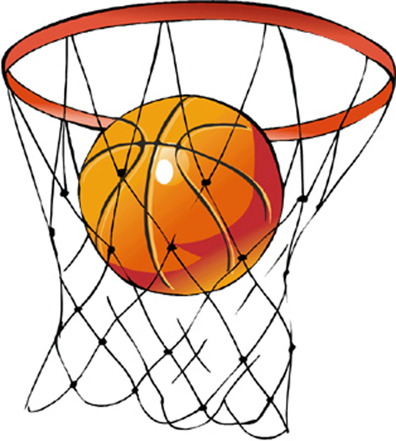 Basketball Hoop Border