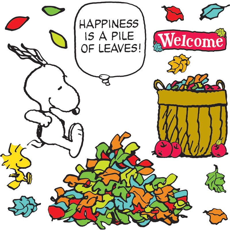 Raking Leaves in the Fall - "Happiness is a Pile of Leaves"