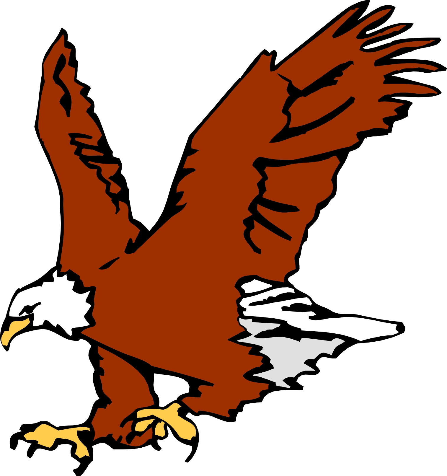 free animated eagle clip art - photo #8