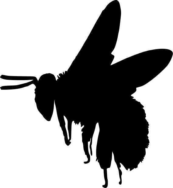 Bee Silhouette Clip Art - Cliparts.co