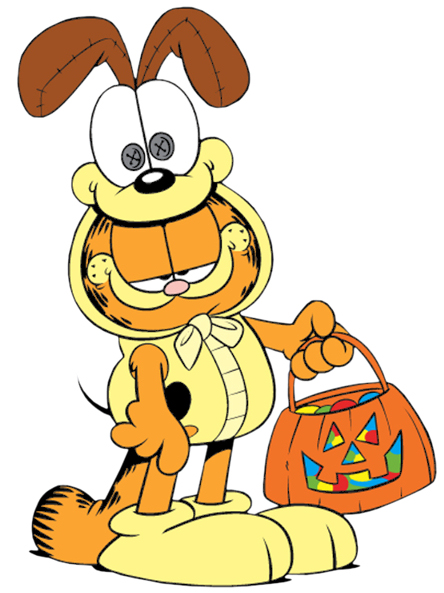 Halloween Garfield Cartoon Character Clipart Picture Image - I ...