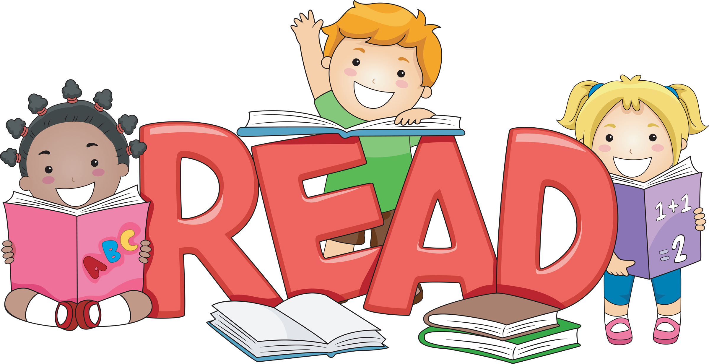 literacy children clipart