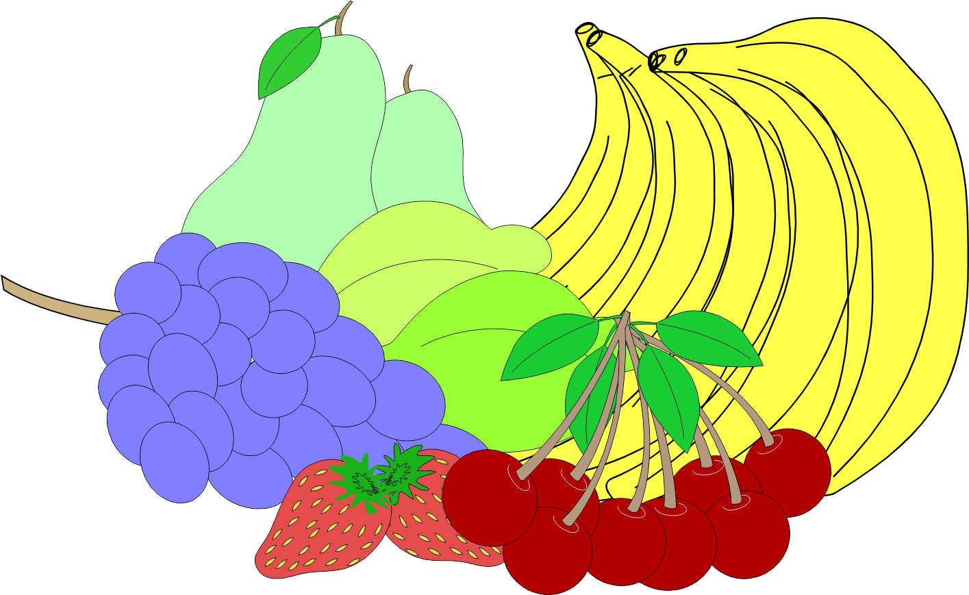 free clipart bowl of fruit - photo #28