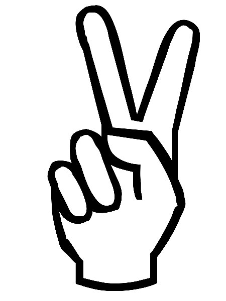 Cartoon Peace Sign Hand - ClipArt Best
