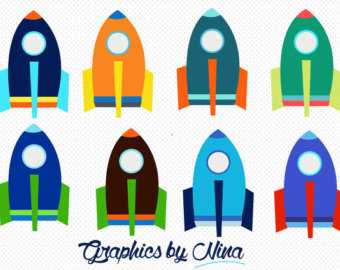Popular items for rockets clipart on Etsy