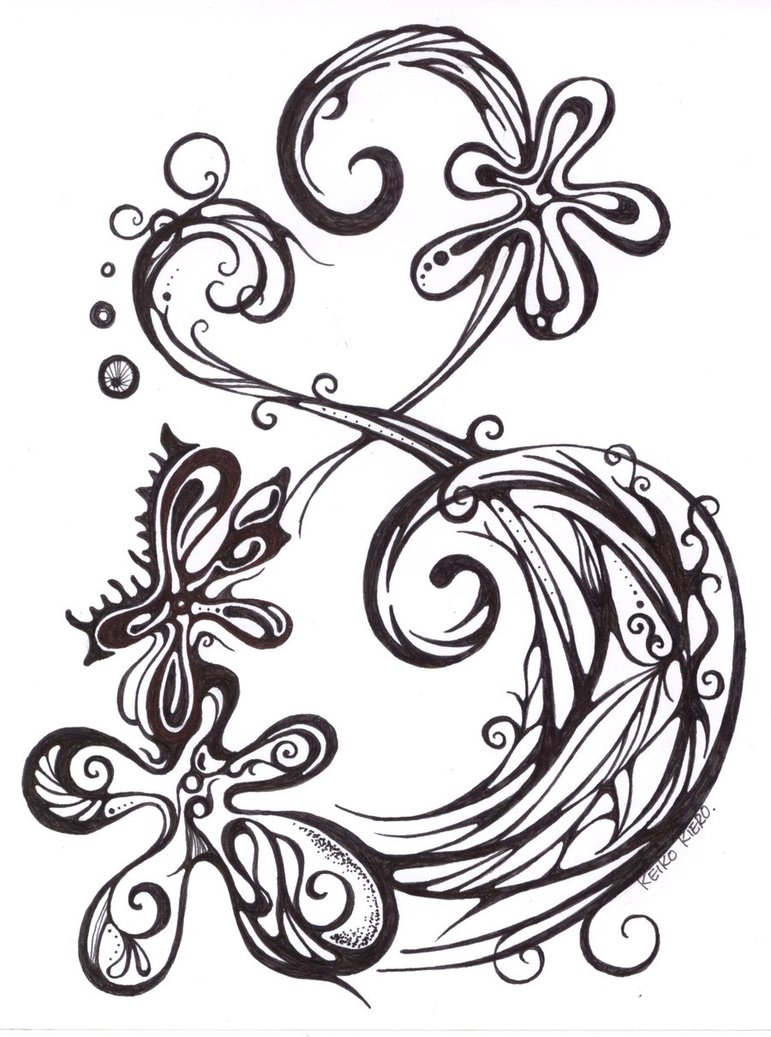 Flower And Heart Tattoos - ClipArt Best