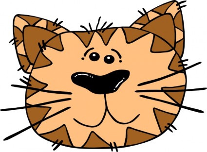 Dog and cat face clip art Free vector for free download (about 2 ...