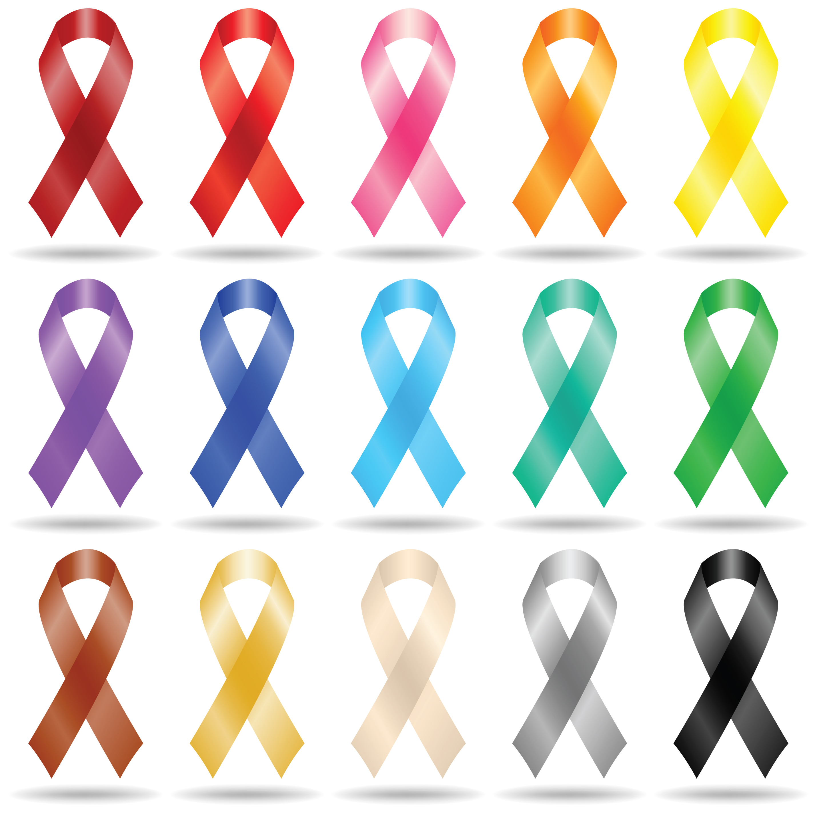 white-ribbon-for-lung-cancer-awareness-campaign-vector-image