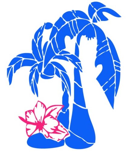 Tropical Palm Tree Clipart, Palm Tree Clip Art, Cartoon, Free Palm ...
