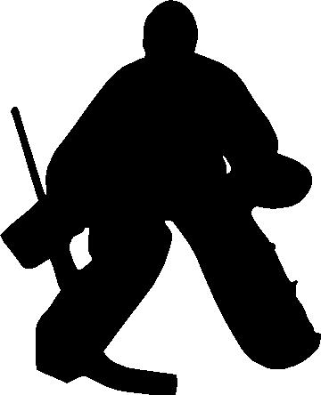 Sports Decals :: Hockey Goalie Decal / Sticker 08 -