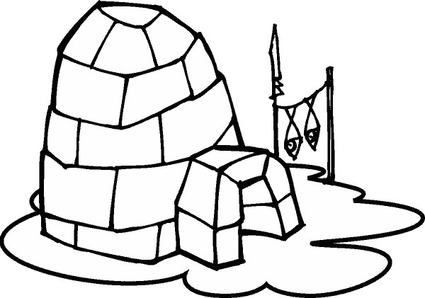 Igloo Clipart Black And White | Clipart Panda - Free Clipart Images