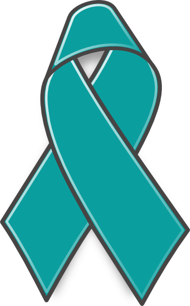 Ovarian Cancer Ribbon clip art - vector clip art online, royalty ...