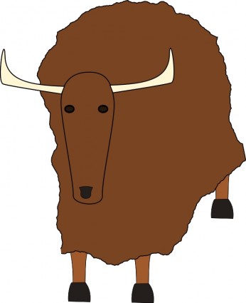 Yak Vector clip art - Free vector for free download