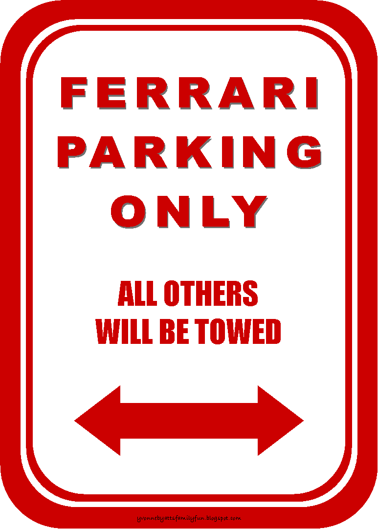 Free Printable No Parking Signs - ClipArt Best