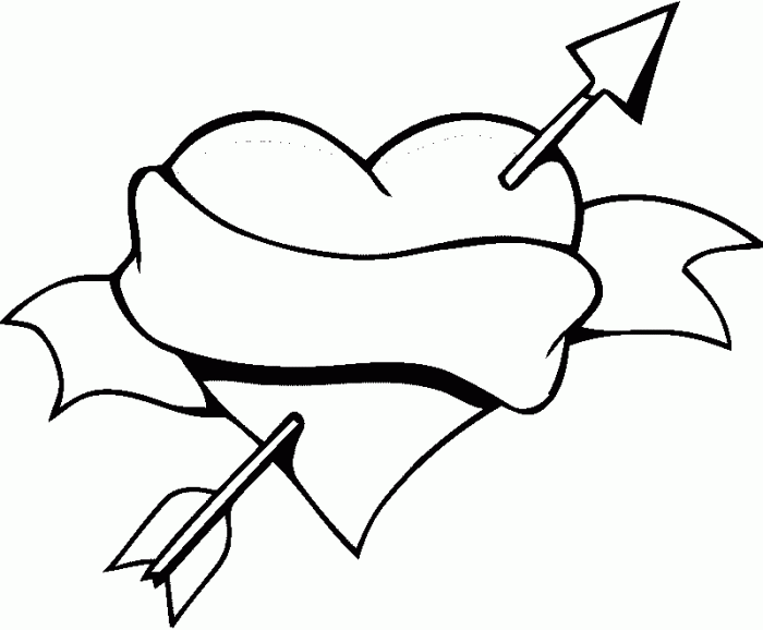 Hearts With Wings Coloring Pages - Cliparts.co