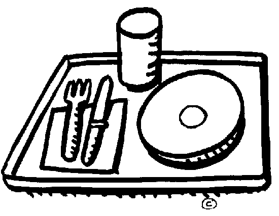 Lunch Tray Outline | Clipart Panda - Free Clipart Images