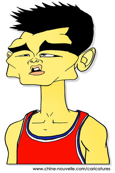 Yao Ming - Caricature Chinese-Tools.com