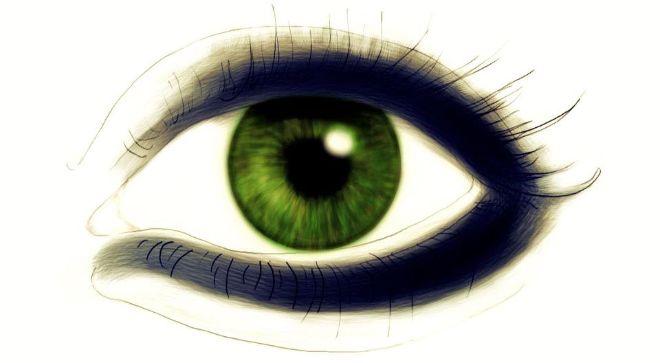 Green Eye Drawing Images & Pictures - Becuo