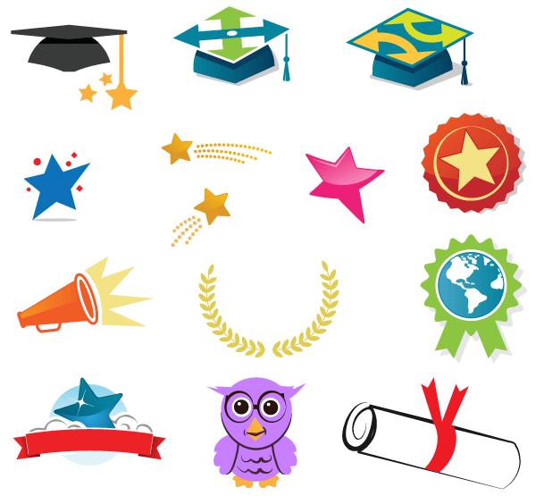 Free Vector Graduation Icons | Download Free Vector Icons
