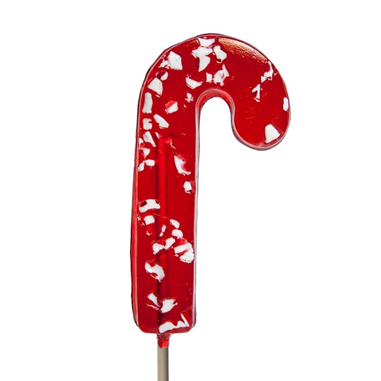 Icon Peppermint Candy Cane Lollipops: 24 Hard candy lollipops ...
