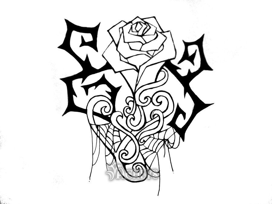 Pin Drawings Roses Thorns Ajilbabcom Portal on Pinterest
