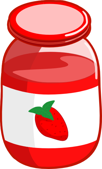 Strawberry Jam clip art - vector clip art online, royalty free ...