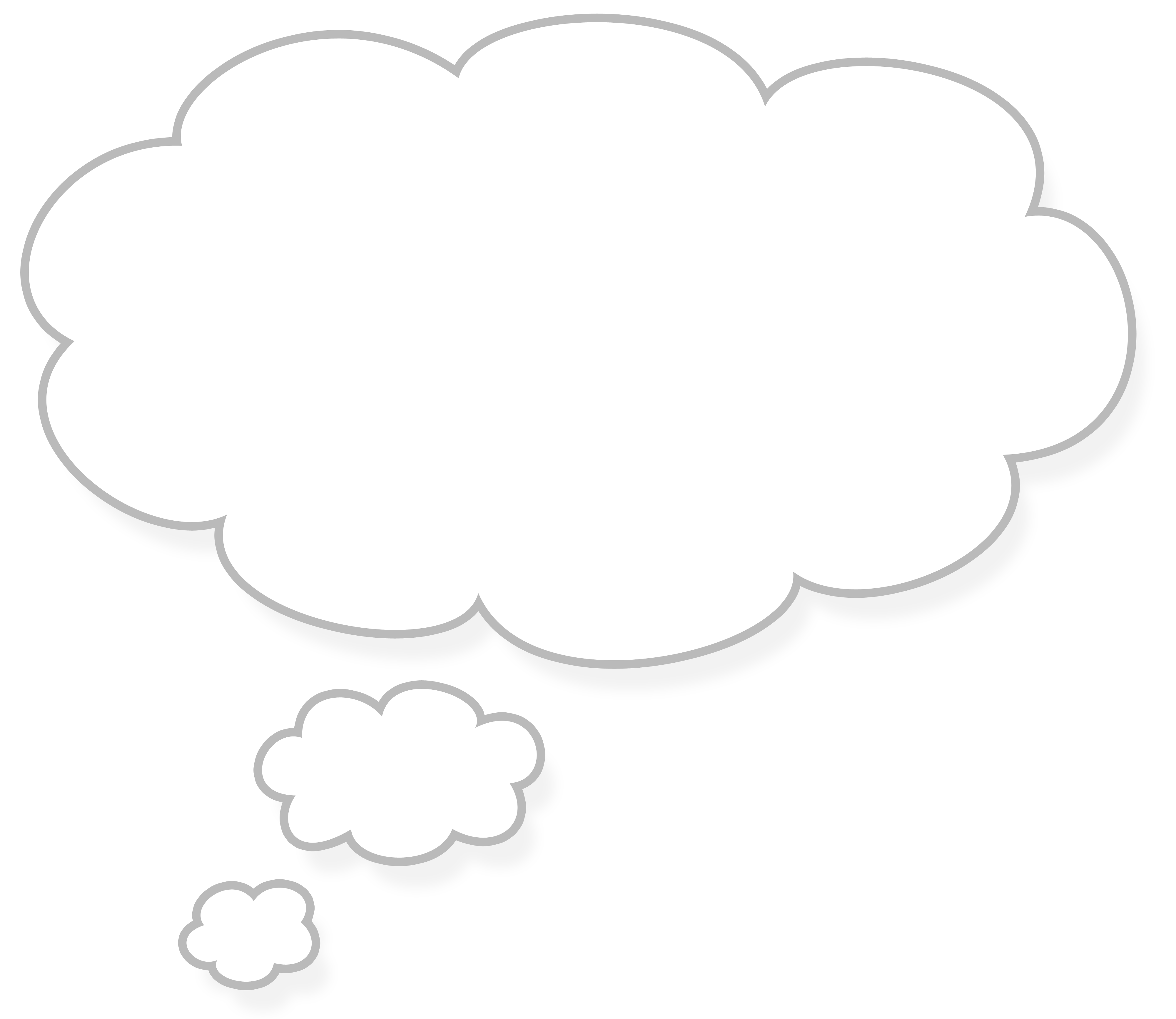 Thought Cloud | Free Images at Clker.com - vector clip art online ...