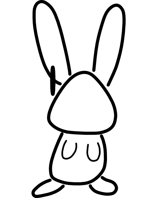 Black And White Bunny Pictures - Cliparts.co