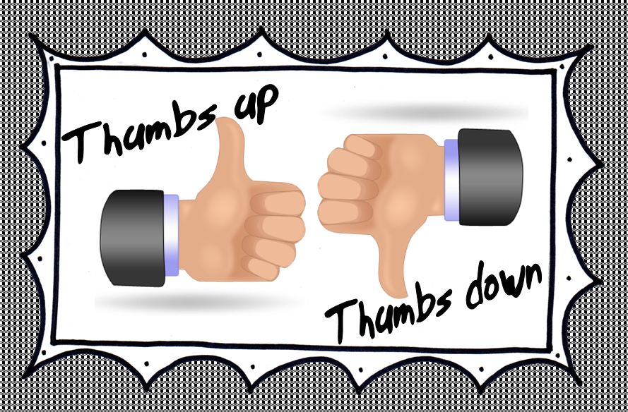 The Picture Book Teacher's Edition: Thumbs up Thumbs down Thursday #